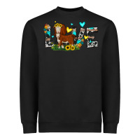 Black love western cow Heavyweight Sweatshirt - JahusDesignShop