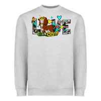 Love Western Cow Heavyweight Sweatshirt | Teevron