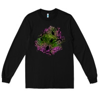 Black halloween patch Long Sleeve Tee - BundleAndBundleShop