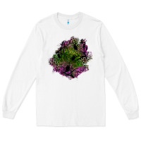 White halloween patch Long Sleeve Tee - BundleAndBundleShop