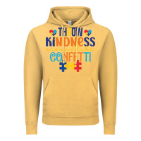 Vintage Mustard Throw kindness around like confetti Vintage Hoodie - CowhideDigitalArt