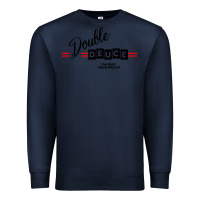 Navy double deuce live music Premium Sweatshirt - linhVisuals