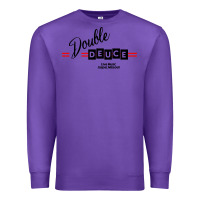 Purple double deuce live music Premium Sweatshirt - linhVisuals