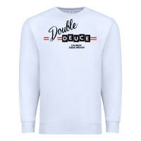 White double deuce live music Premium Sweatshirt - linhVisuals