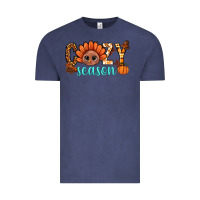 Vintage Denim turkey cozy season thanksgiving bbs Vintage Tee - BundleAndBundleShop
