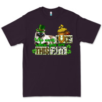 Plum St. Patrick's cat who needs luck when you are this Premium Tee - CowGirlArtShop