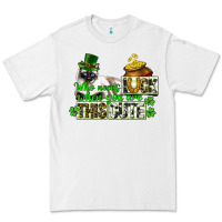 White St. Patrick's cat who needs luck when you are this Premium Tee - CowGirlArtShop