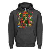Charcoal Heather cinco de mayo squad Zipper Hoodie - JahusDesignShop
