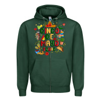 Sports Green cinco de mayo squad Zipper Hoodie - JahusDesignShop