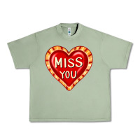 Oil Green valentine's day hearts 6 Urban Heavy Tee - FaDigitalArtStudio