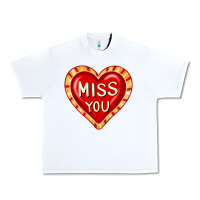 White valentine's day hearts 6 Urban Heavy Tee - FaDigitalArtStudio