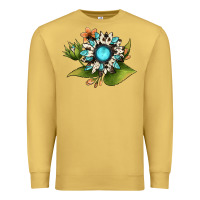 Antique Gold gemstone sunflower Premium Sweatshirt - JahusDesignShop