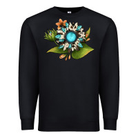 Black gemstone sunflower Premium Sweatshirt - JahusDesignShop