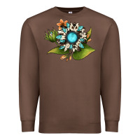 Chestnut gemstone sunflower Premium Sweatshirt - JahusDesignShop