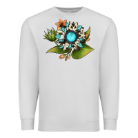 Dove Grey gemstone sunflower Premium Sweatshirt - JahusDesignShop