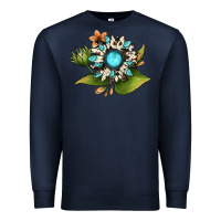 Navy gemstone sunflower Premium Sweatshirt - JahusDesignShop