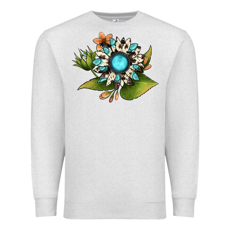 Gemstone Sunflower Premium Sweatshirt by JahusDesignShop | Teevron