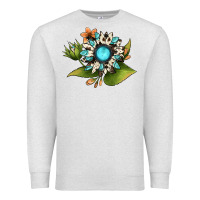 Oatmeal Heather gemstone sunflower Premium Sweatshirt - JahusDesignShop