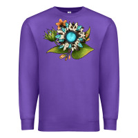 Purple gemstone sunflower Premium Sweatshirt - JahusDesignShop