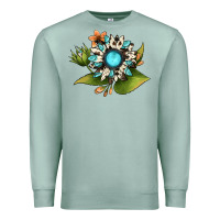 Seafoam gemstone sunflower Premium Sweatshirt - JahusDesignShop