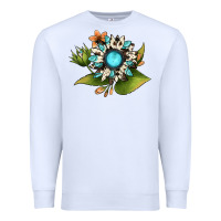 White gemstone sunflower Premium Sweatshirt - JahusDesignShop