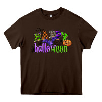 Chocolate Brown happy halloween Heavy Core Tee - CowGirlArtShop
