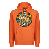 Carrot western pattern circle earrings Premium Hoodie - Jasminsmagicworld