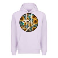Lilac western pattern circle earrings Premium Hoodie - Jasminsmagicworld