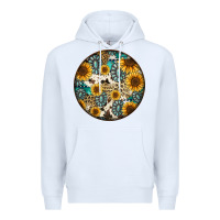 White western pattern circle earrings Premium Hoodie - Jasminsmagicworld