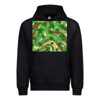 Black shamrock leopard Urban Hoodie - RanaPortraitStore