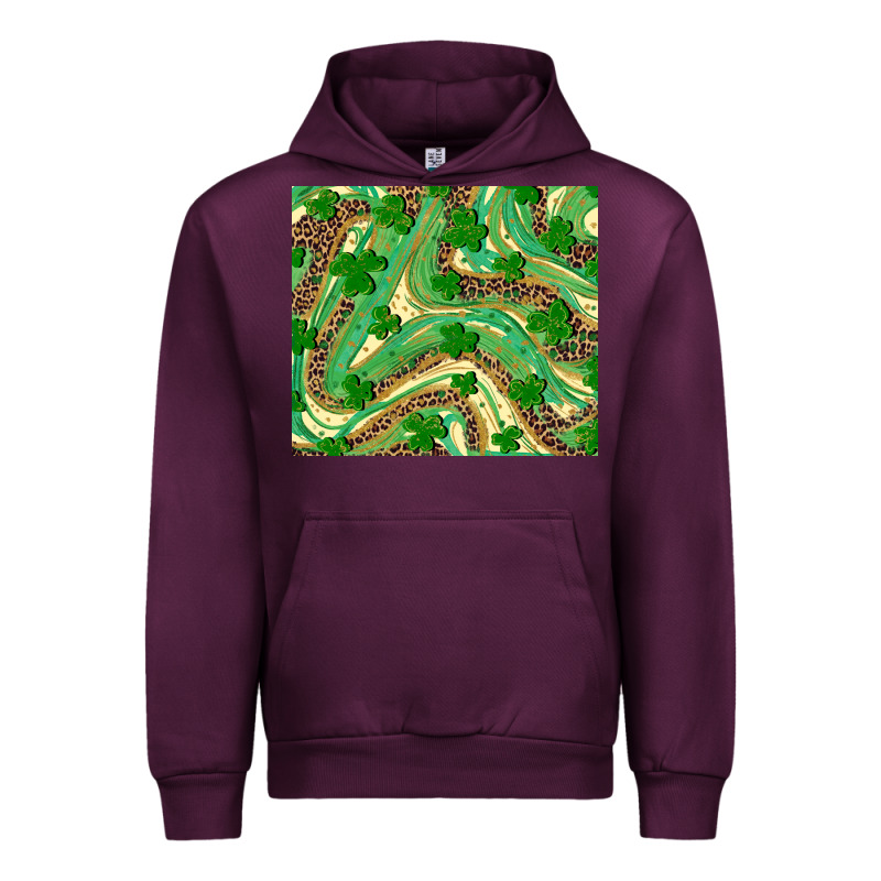 Shamrock Leopard Urban Hoodie by RanaPortraitStore | Teevron