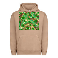 Pigment Burro shamrock leopard Urban Hoodie - RanaPortraitStore