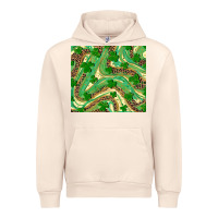 Sandshell shamrock leopard Urban Hoodie - RanaPortraitStore