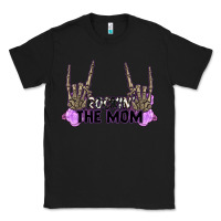 Black Rockin' the Mom Classic Tee - CowGirlArtShop