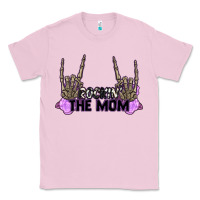 Bubblegum Pink Rockin' the Mom Classic Tee - CowGirlArtShop