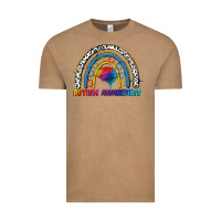 Vintage Coffee Autism Awareness rainbow Vintage Tee - FaDigitalArtStudio