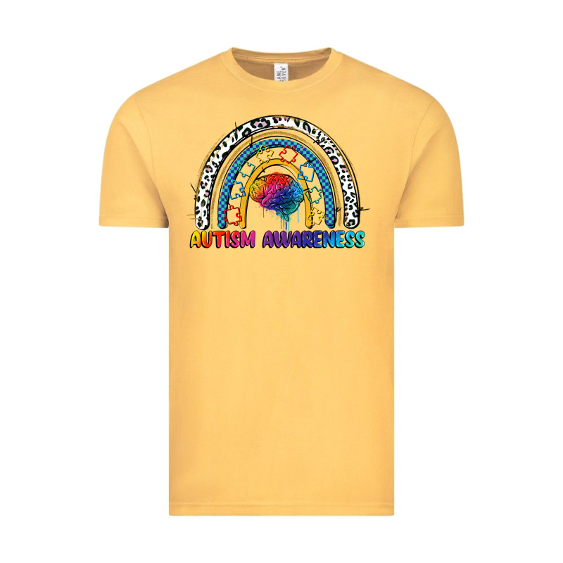 Autism Awareness Rainbow Vintage Tee by FaDigitalArtStudio | Teevron
