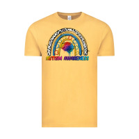 Vintage Mustard Autism Awareness rainbow Vintage Tee - FaDigitalArtStudio