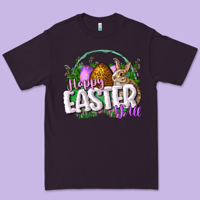Happy Eashappy Easter Y'all Easter Day Premium Tee Designed By Cowgirlartshop