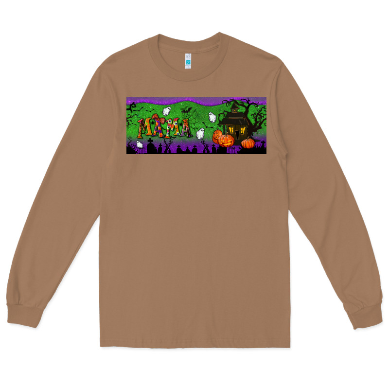 Halloween Mama 15 Oz Mug Long Sleeve Tee by BundleAndBundleShop | Teevron