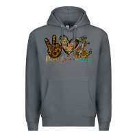 Rock peace love anchors Premium Hoodie - RacoonDesign