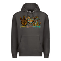Smoke peace love anchors Premium Hoodie - RacoonDesign