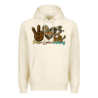 Tofu peace love anchors Premium Hoodie - RacoonDesign