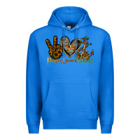 True Royal peace love anchors Premium Hoodie - RacoonDesign