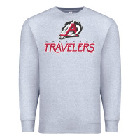 Heather Grey arkansas travelers Premium Sweatshirt - linhVisuals
