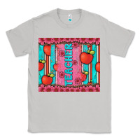 Moon Dust teacher with  flower glitter and serape leopard Classic Tee - Artiststas