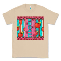 Mushroom teacher with  flower glitter and serape leopard Classic Tee - Artiststas