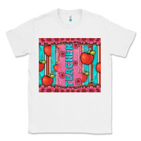 White teacher with  flower glitter and serape leopard Classic Tee - Artiststas