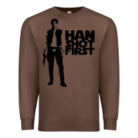 Chestnut han shot first Premium Sweatshirt - linhVisuals