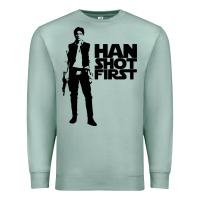 Seafoam han shot first Premium Sweatshirt - linhVisuals